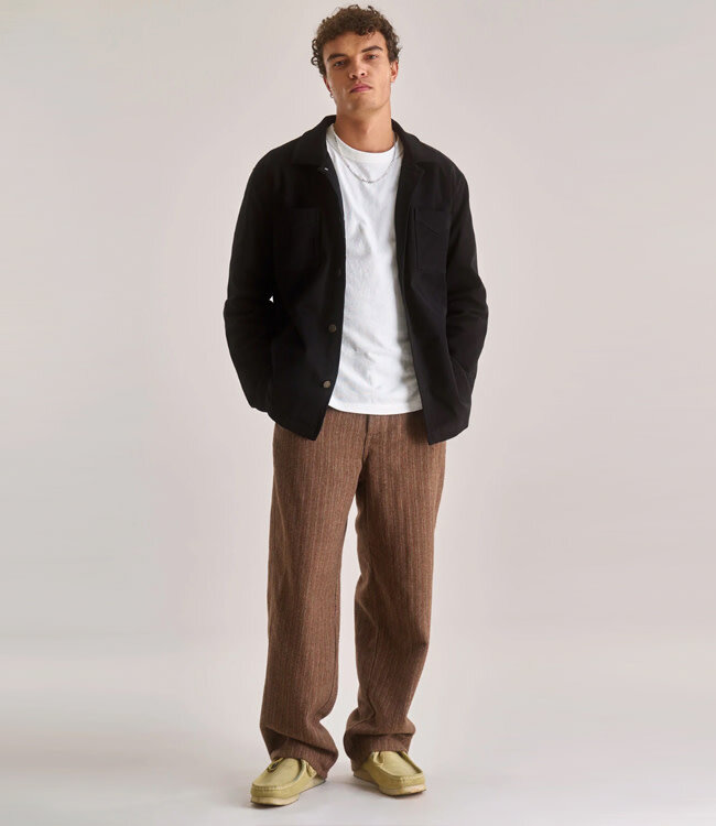 KOMODO overshirt STANLEY BLACK biologisch katoen tencel