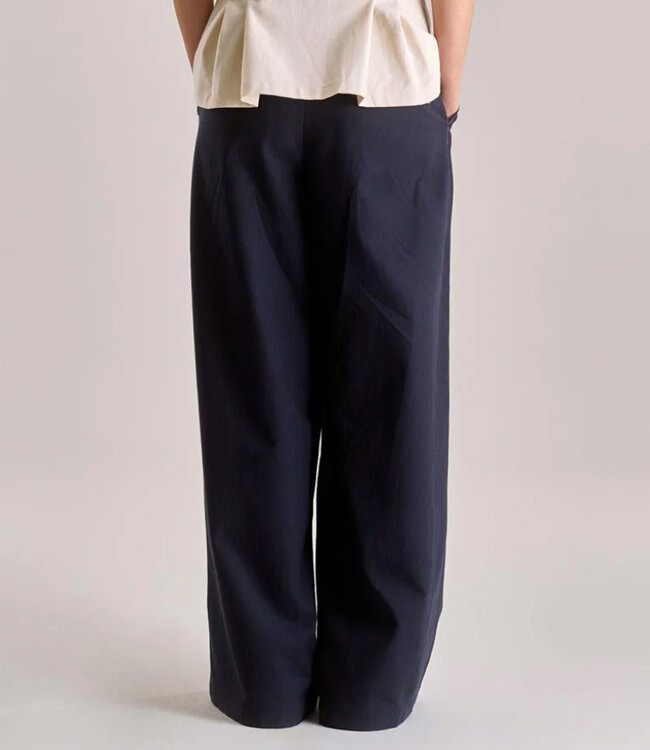 KOMODO pantalon broek SOFIA NAVY biologisch katoen tencel