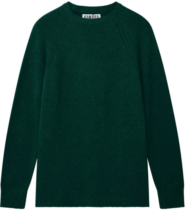 KOMODO effen wollen trui CHRISTOFF IVY van pure merino