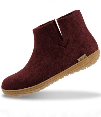 Glerups GLERUPS wollen sloffen pantoffels LAARS biet RUBBER HONEY