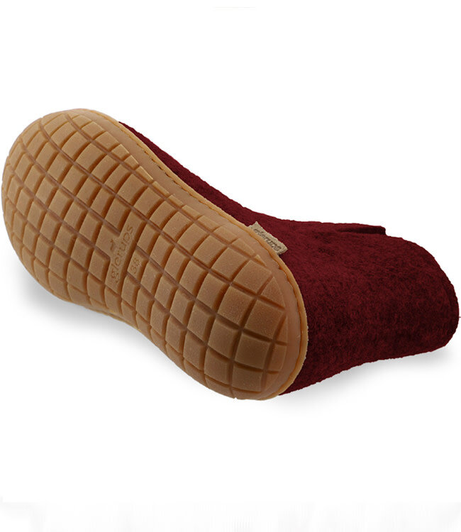 GLERUPS wollen sloffen pantoffels LAARS biet RUBBER HONEY