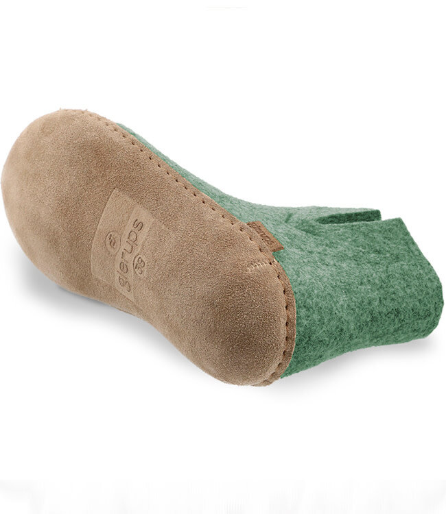 GLERUPS wollen sloffen pantoffels LAARS MOSS