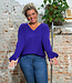KOMODO wollen v-hals trui NATTY VIOLET 100% merino