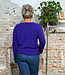 KOMODO wollen v-hals trui NATTY VIOLET 100% merino
