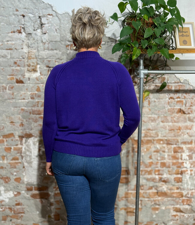 KOMODO wollen trui KATY VIOLET van 100% merino wol