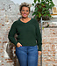 Anukoo ANUKOO v-hals trui GREEN WENDE biologisch katoen