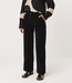 SKFK SKFK wide leg corduroy broek LEA BLACK biologisch katoen