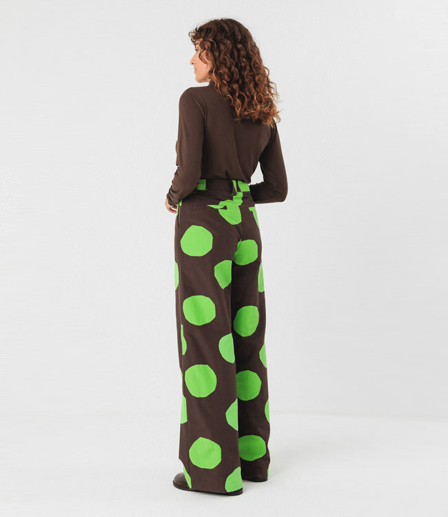 SKFK shirt met cut out ZAZU BROWN van modal