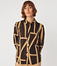 SKFK SKFK blouse ASUNE CAMEL BROWN van biokatoen en ecovero