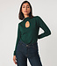 SKFK SKFK shirt met cut out ZAZU GREEN van modal