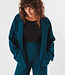 SKFK oversized vest rib jas GOITA PETROL biologisch katoen