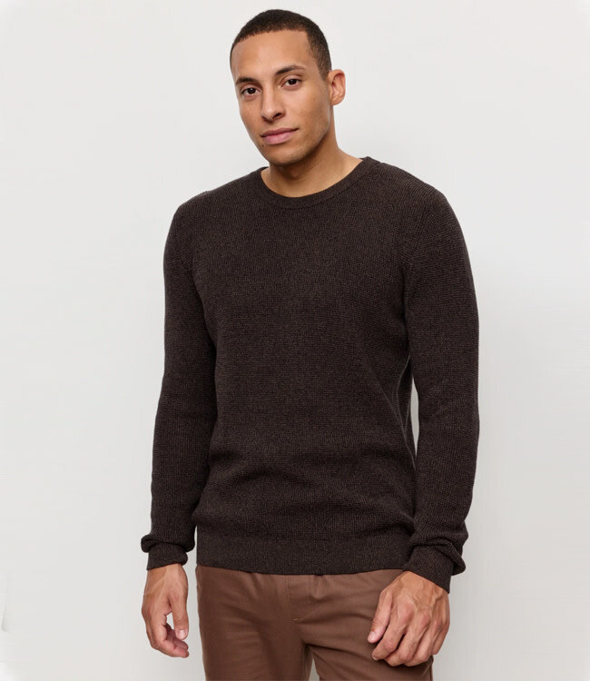 RECOLUTION trui biologisch katoen BACOPA TAUPE