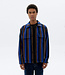 THINKING MU gestreept overshirt OMAR BLANKET