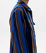 THINKING MU gestreept overshirt OMAR BLANKET