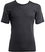 Hocosa HOCOSA shirt korte mouw wol zijde heren ANTRACIET