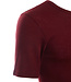 HOCOSA shirt korte mouw wol zijde heren BORDEAUX