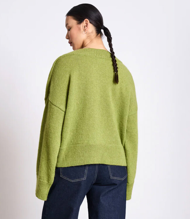 JAN 'N JUNE wollen trui JUNA PEAR van mohair en wol