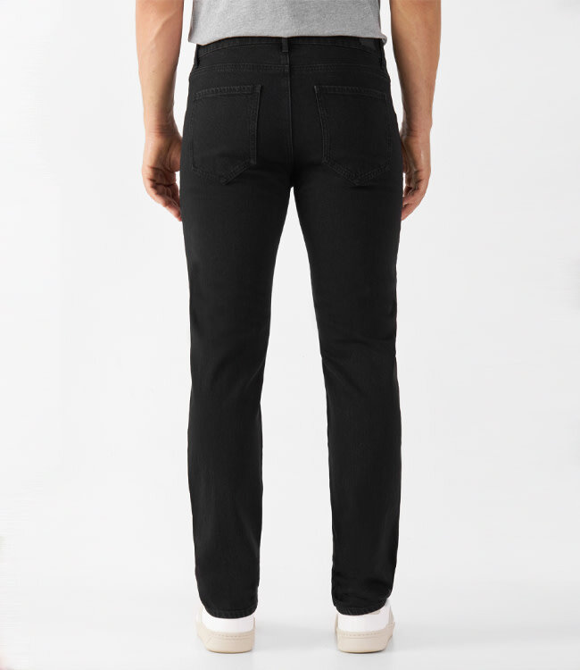 DAWN DENIM spijkerbroek DUSK BLACK biologisch katoen