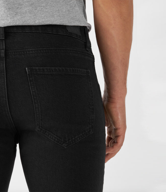 DAWN DENIM spijkerbroek DUSK BLACK biologisch katoen