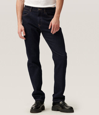 DAWN denim DAWN DENIM spijkerbroek DUSK DARK BLUE biologisch katoen