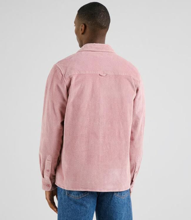 DEDICATED corduroy overshirt KIL PINK biologisch katoen