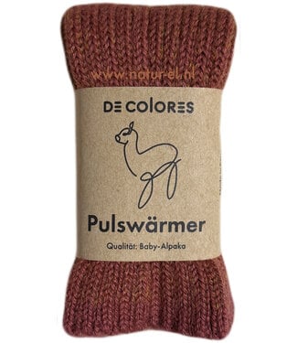 De Colores DE COLORES Polswarmers 100% baby alpaca TWO TONE lente