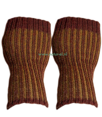 De Colores DE COLORES Polswarmers 100% baby alpaca TWO TONE autumn