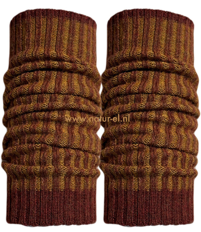 DE COLORES 100% baby alpaca BEENWARMERS TWO TONE autumn