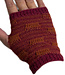 Anukoo ANUKOO polswarmers 100% alpaca JAQUARD FRAMBOOS
