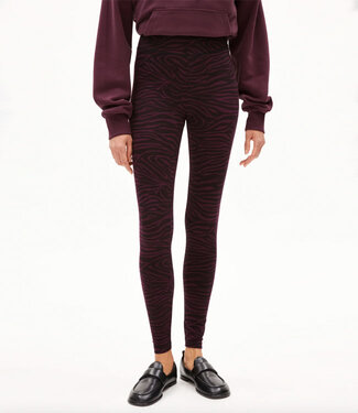 ARMEDANGELS ARMEDANGELS legging FARIBAA ZEBRA BERRY biologisch katoen