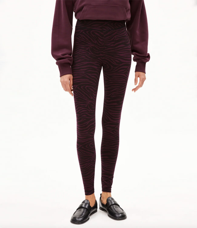 ARMEDANGELS legging FARIBAA ZEBRA biologisch katoen