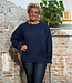 THINKING MU wijde wollen trui LIZA NAVY