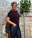 LANIUS spencer HILDA BORDEAUX biologisch katoen en wol