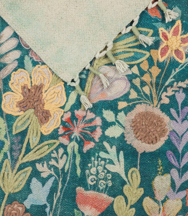 TRANQUILLO klein kleed van katoen NIGHT handmade & fairtrade 90x60 cm