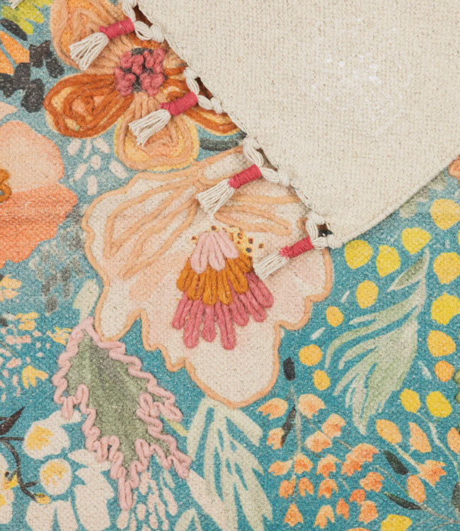 TRANQUILLO klein kleed van katoen SPRING handmade & fairtrade 90x60 cm