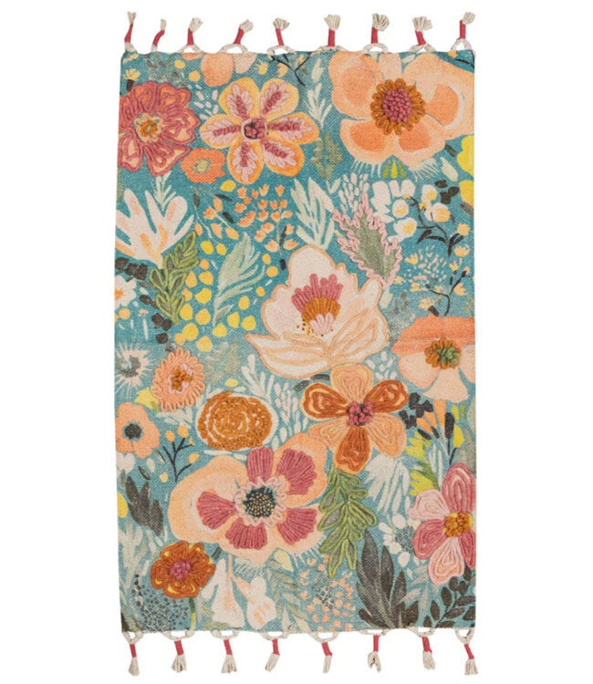 TRANQUILLO klein kleed van katoen SPRING handmade & fairtrade 90x60 cm