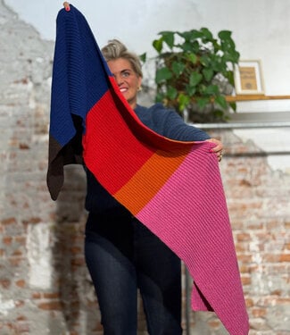 THINKING MU THINKING MU Wollen sjaal shawl 100% merino GHEDE YELLOWSTONE