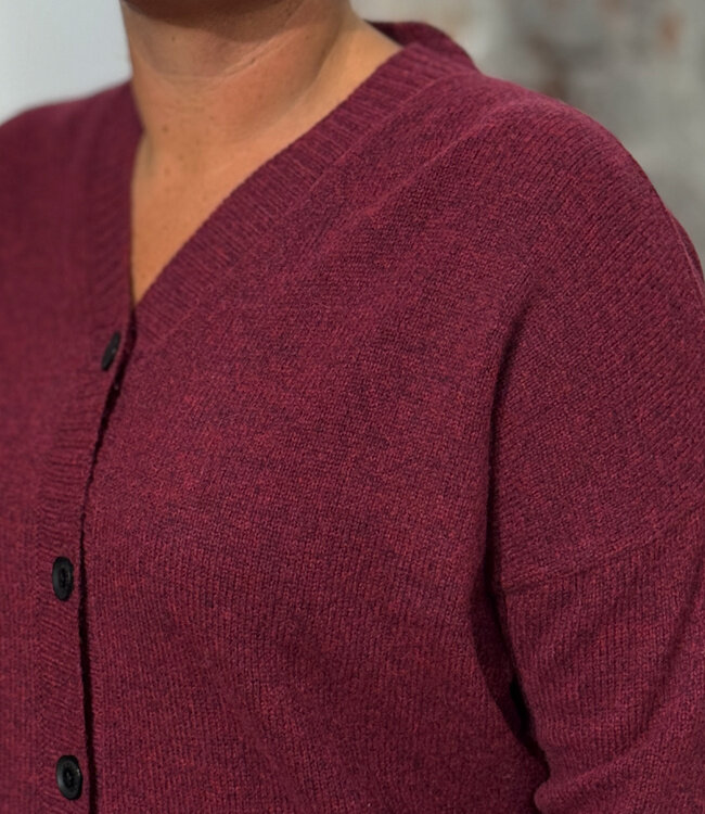 KOMODO wollen vest ISLA WINE 100% merino