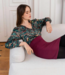 WiDDA v-hals blouse LYDA GRAFIC van ecovero