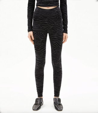 ARMEDANGELS ARMEDANGELS legging FARIBAA ZEBRA BLACK biologisch katoen