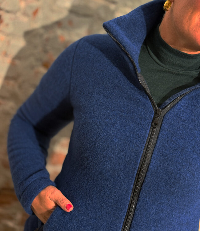 REIFF wollen Jas vest dames wolfleece MARINE