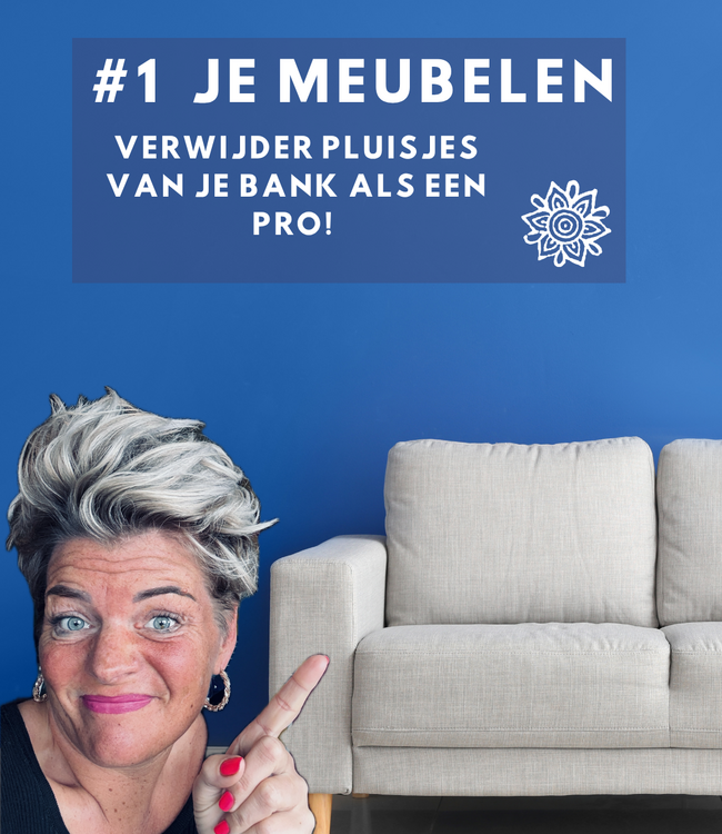 GLEENER Pluizenkam voor ontpillen van wollen kleding BLAUW