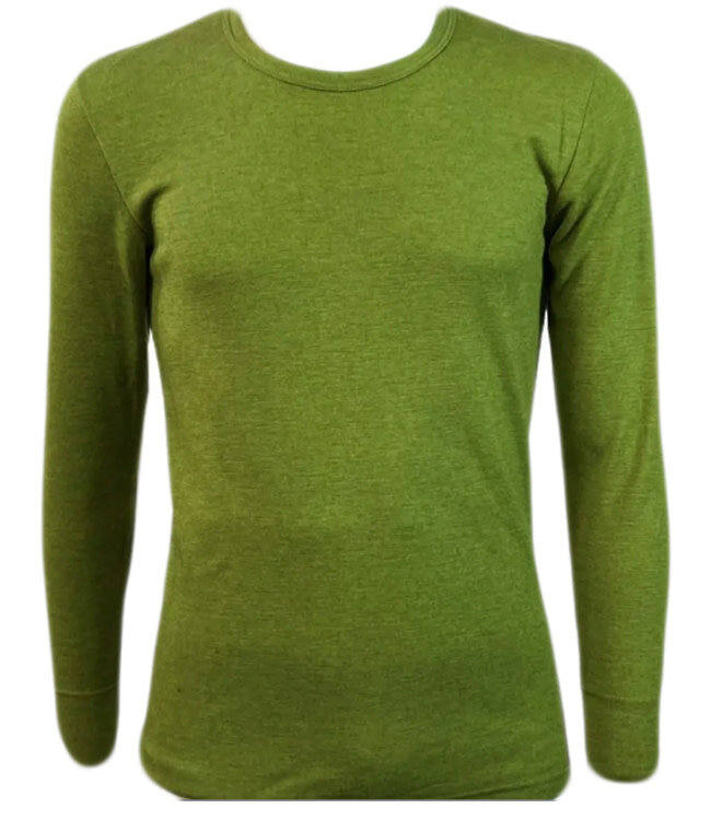 HOCOSA wollen longsleeve pure wol heren BOSGROEN