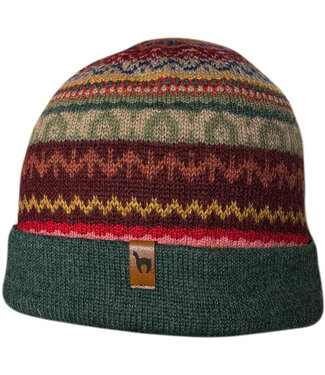 Apu Kuntur APU KUNTUR wollen beanie muts 100% alpaca LUNA