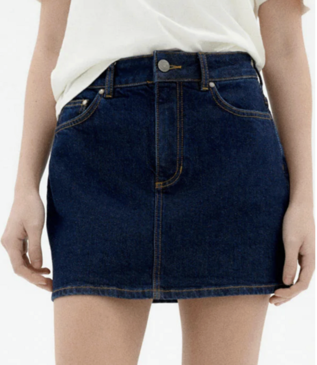 THINKING MU spijkerrok DENIM KIM van biologisch katoen