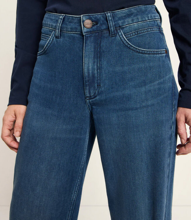 LANIUS mid waist relaxed jeans GOIA DARK DENIM biologisch katoen