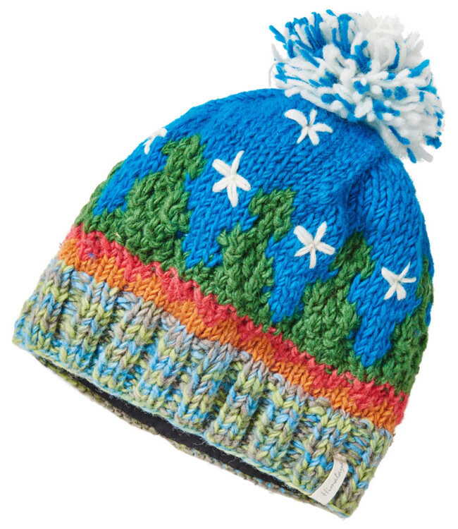 HIMALAYA wollen muts WINTER BRIGHT met katoenen voering