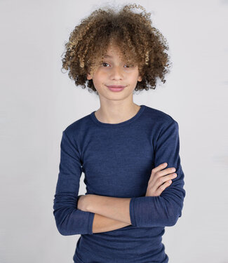 Engel ENGEL longsleeve van wol zijde EFFEN MARINE kind