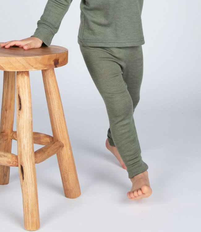 ENGEL wol zijde legging OLIJF voor kinderen