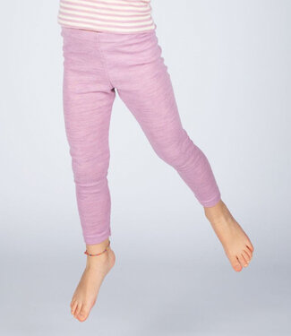Engel ENGEL wollen legging voor KIND effen ROSEWOOD pure wol